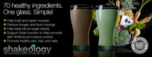 what ingredients are in shakeology