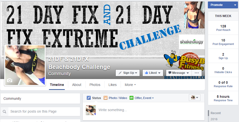 21 Day Fix Extreme Challenge group